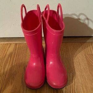 Skadoo 10 toddler pink rain boot